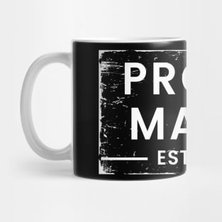 Proud Mama EST. 2021. Great Design for the Mom to Be. Mug